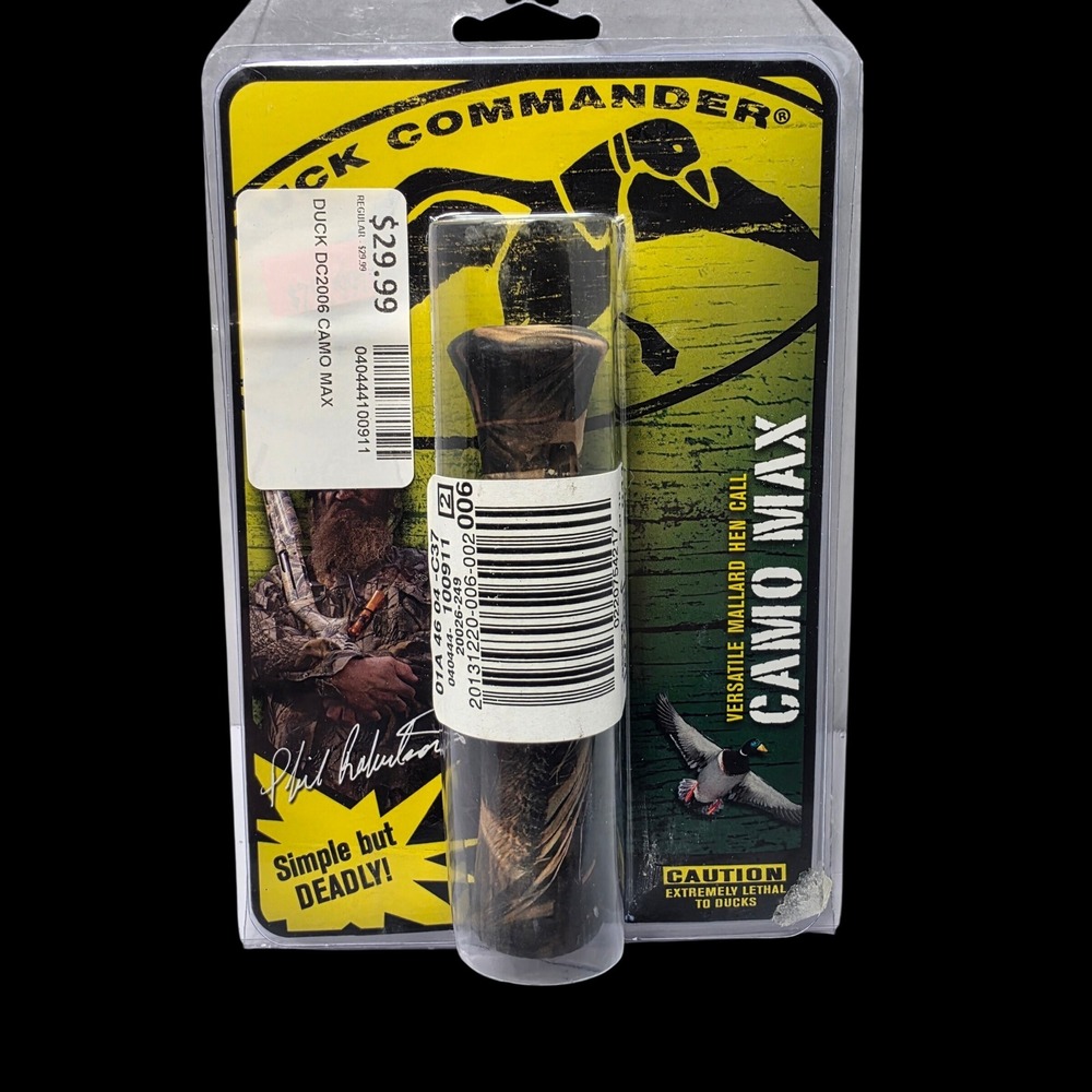 Duck Commander Camo Max Mallard Hen Duck Call DC2006 Phil Robertson New